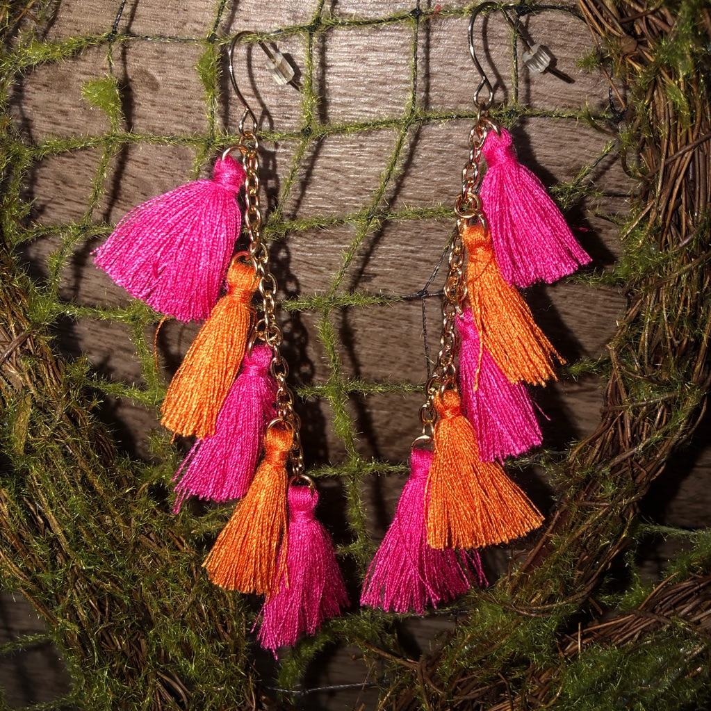 New Multi Tassel Earrings